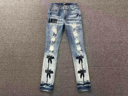 Calça AMIRI Palm Beach Ice Denim