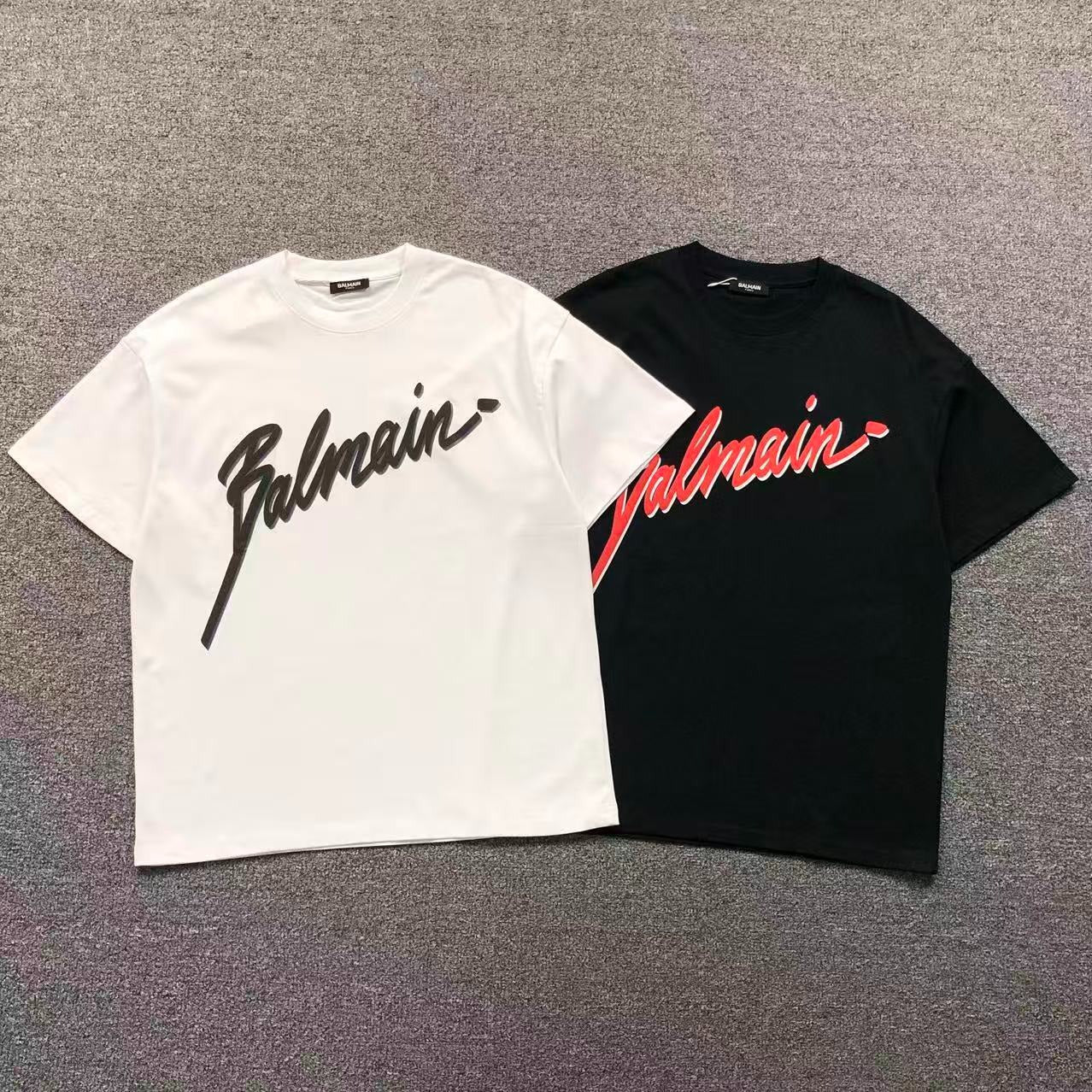 Camiseta Balmain Script Logo