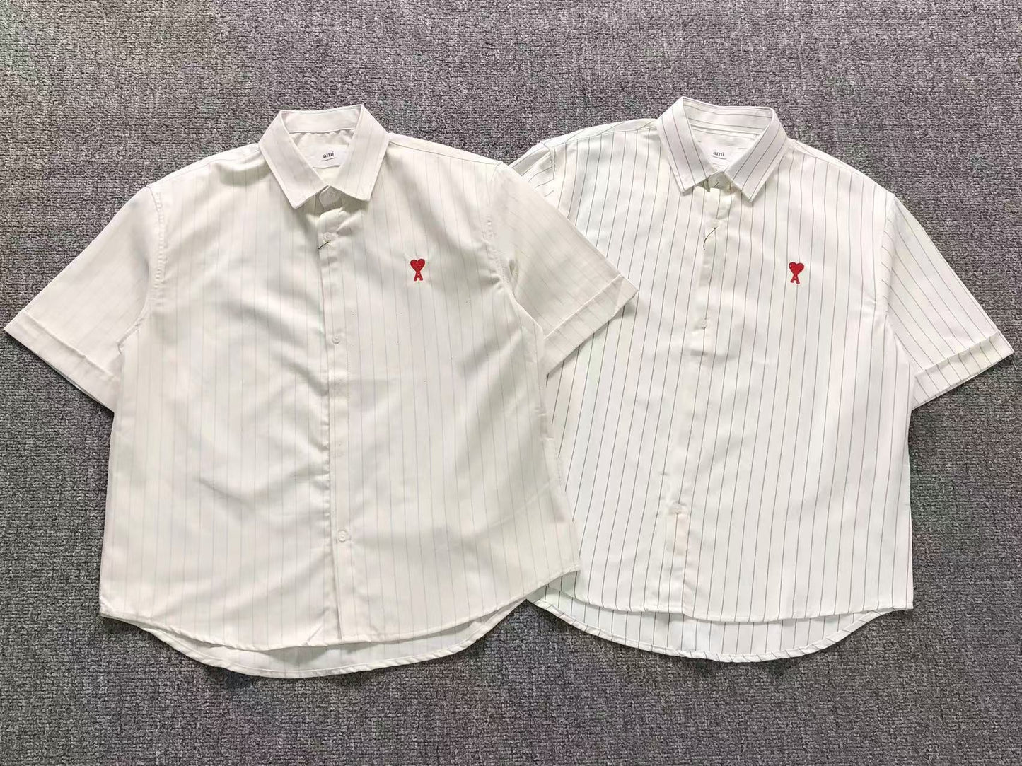 Camisa AMI Paris Classic Stripe SS