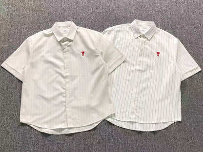 Camisa AMI Paris Classic Stripe SS
