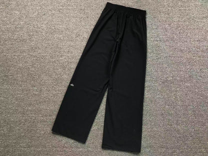 Calça elástica ALO moletom wide leg feminina