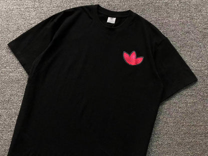Camiseta Adidas Trefoil Black Red Badge