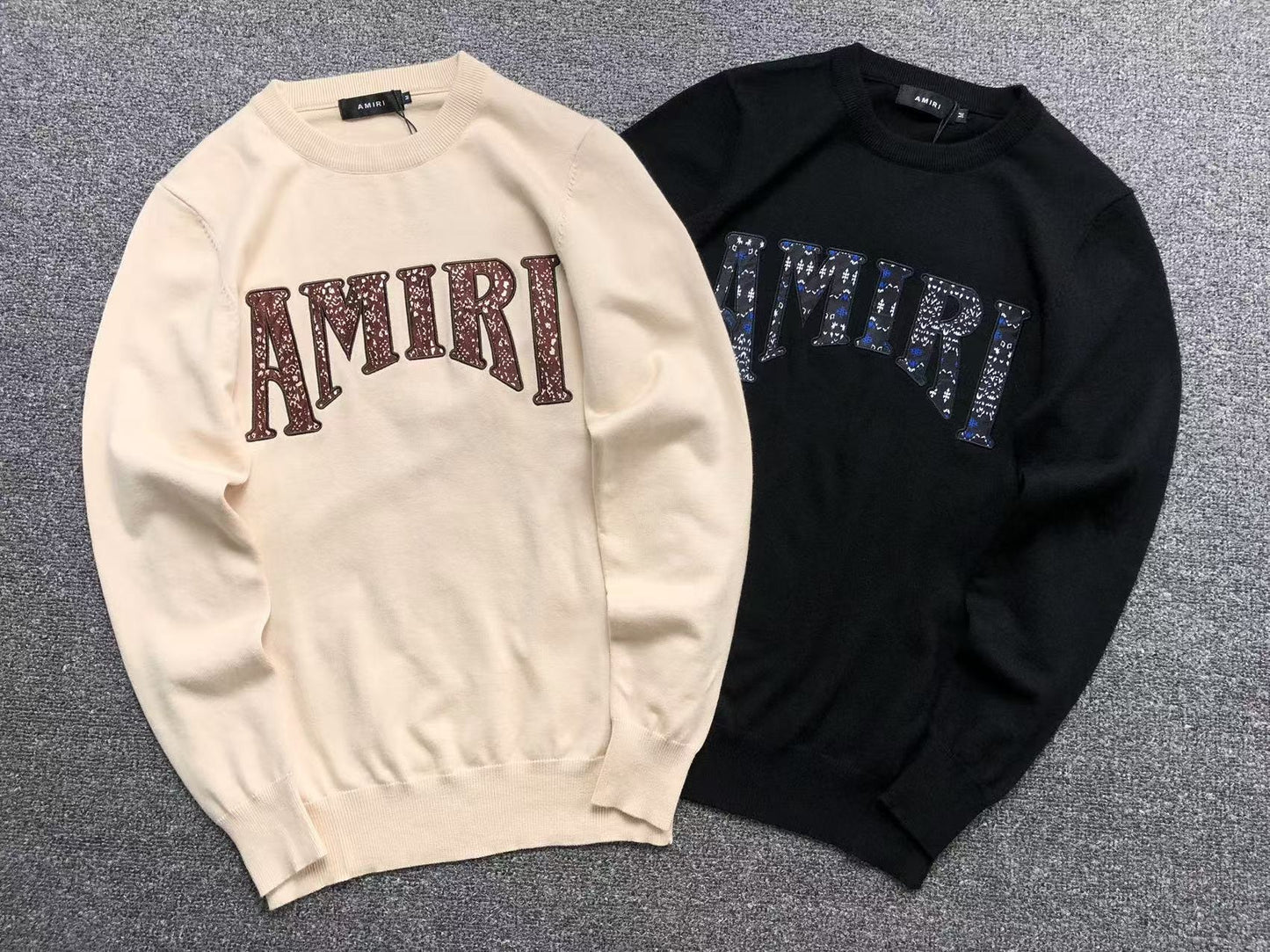 Suéter AMIRI Textured Logo