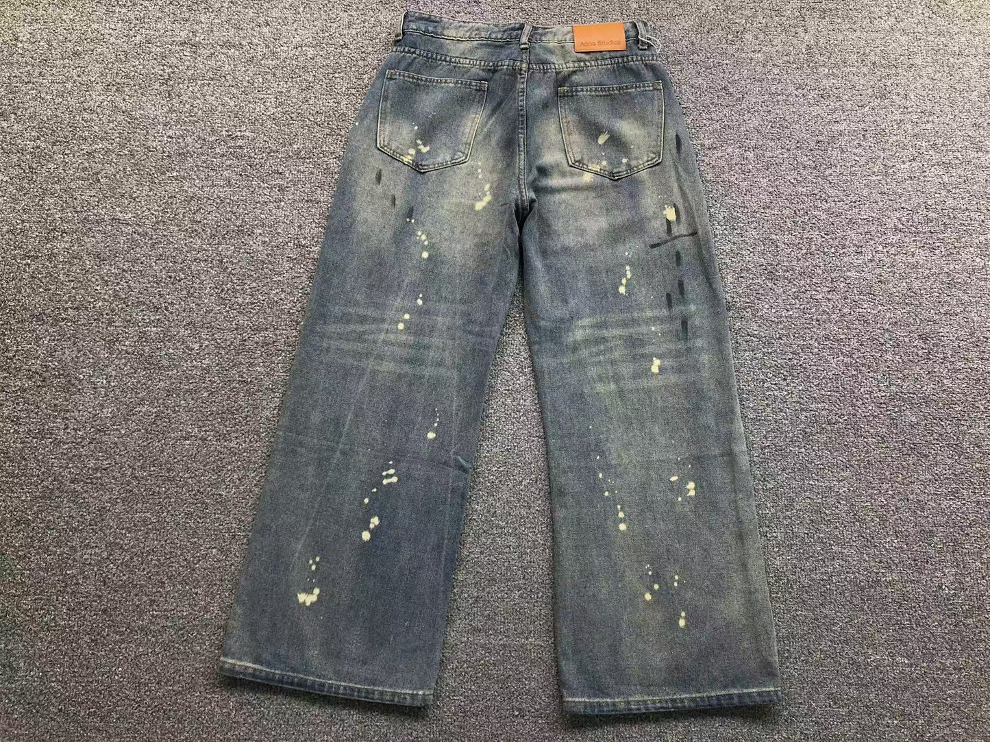 Calça Acne Studios Paintstorm Wide Jeans