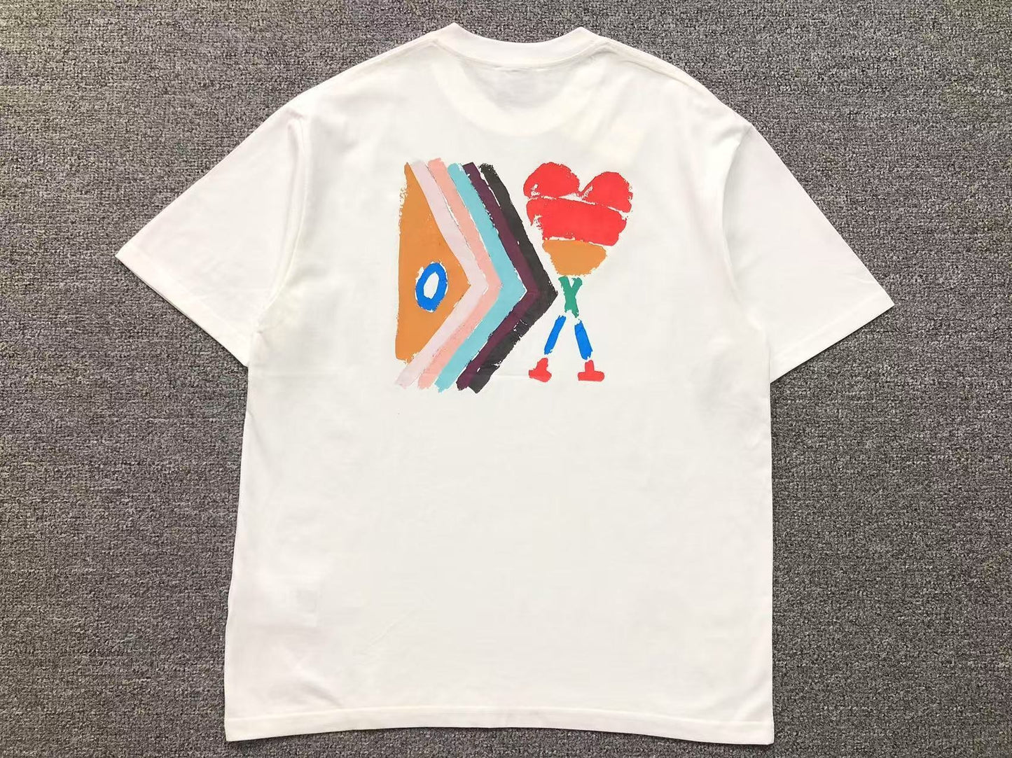 Camiseta AMI Paris Art Graphic Tee