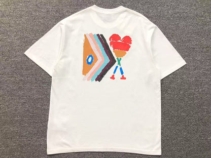 Camiseta AMI Paris Art Graphic Tee