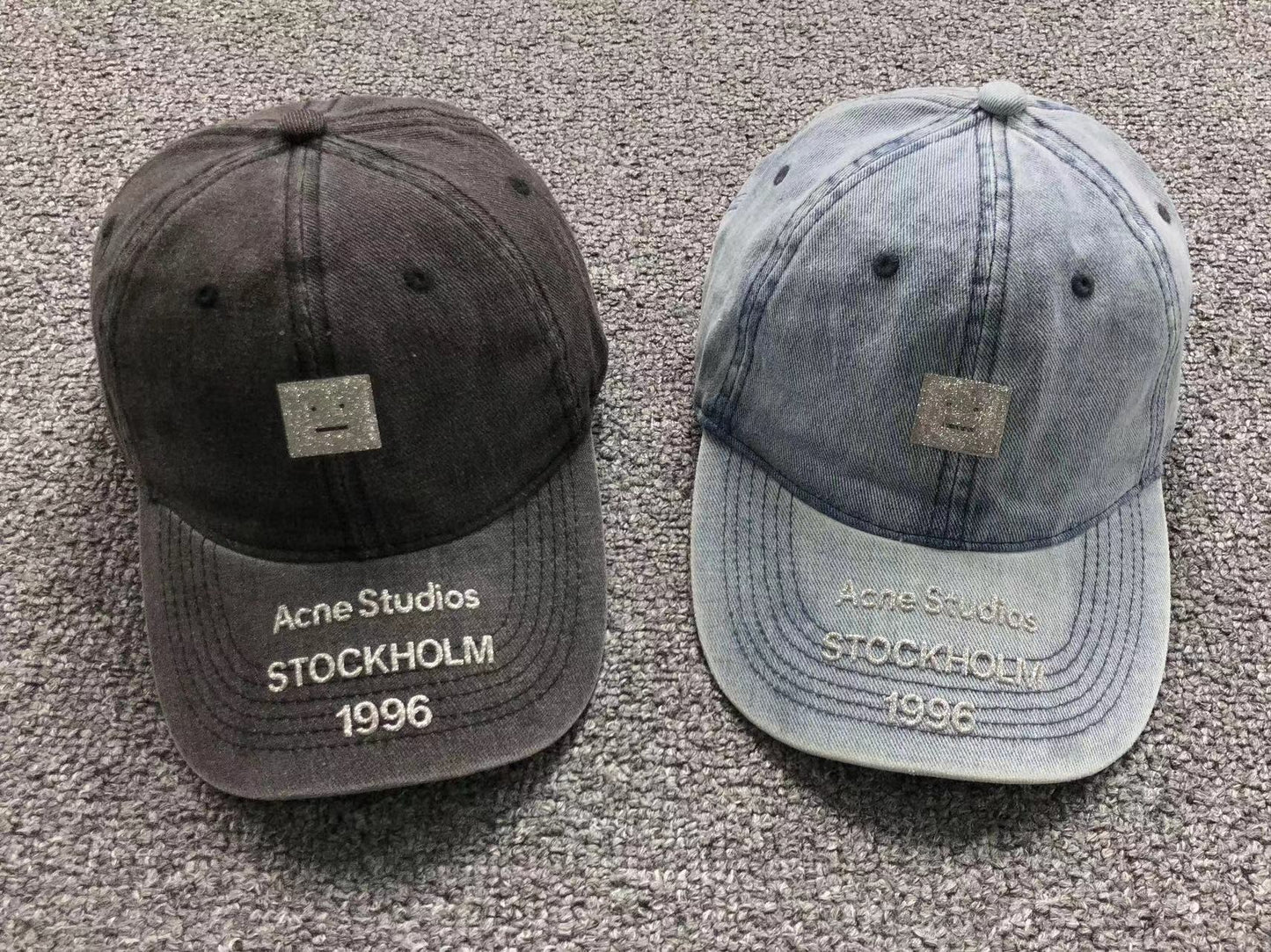 Boné Acne Studios Eddie face Stockholm 1996 Washed