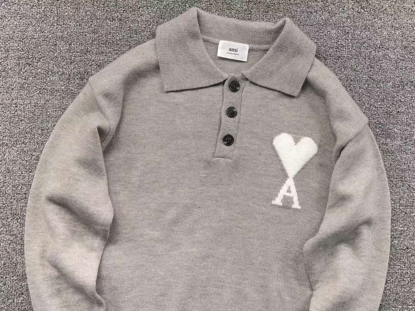 Suéter AMI Paris Polo Knit Essential