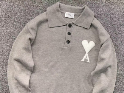 Suéter AMI Paris Polo Knit Essential