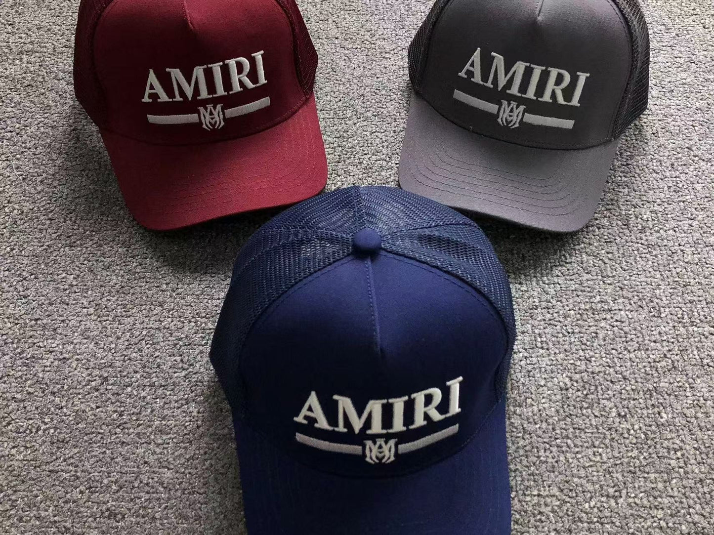 Boné Trucker AMIRI Signature Logo
