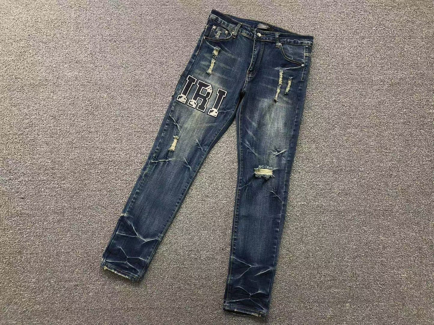 Calça AMIRI Vintage Logo Dark Denim