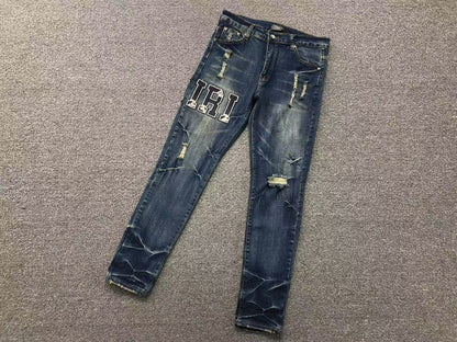 Calça AMIRI Vintage Logo Dark Denim