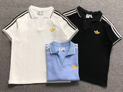 Camiseta adidas Vintage Sport Polo Feminino