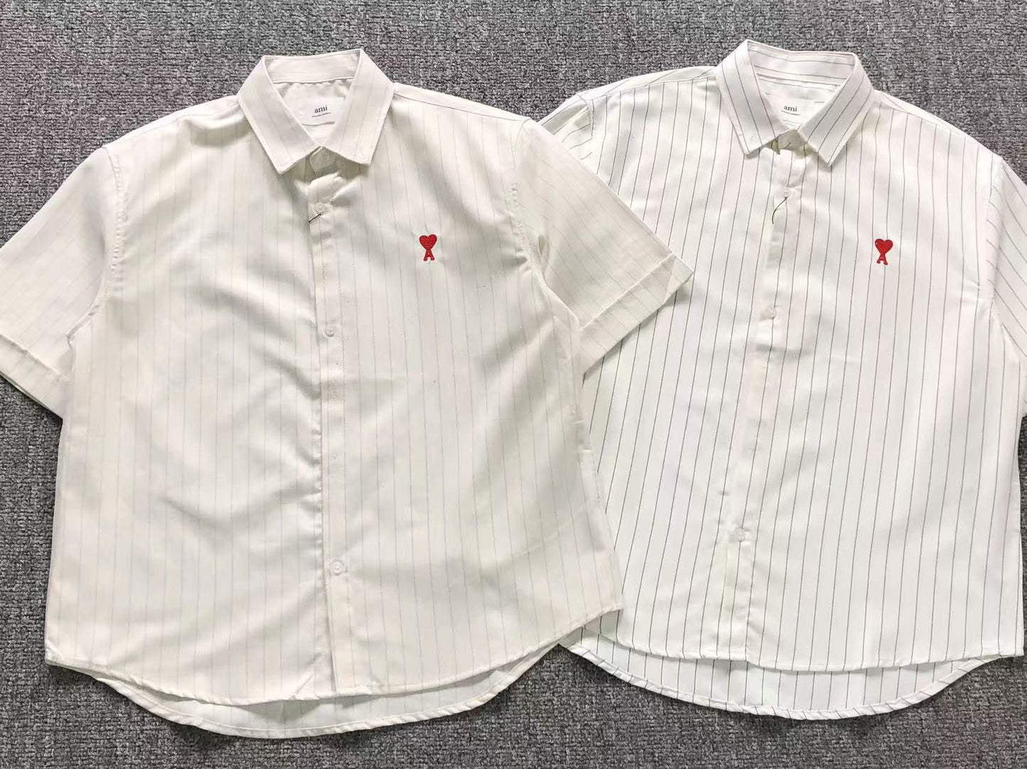 Camisa AMI Paris Classic Stripe SS