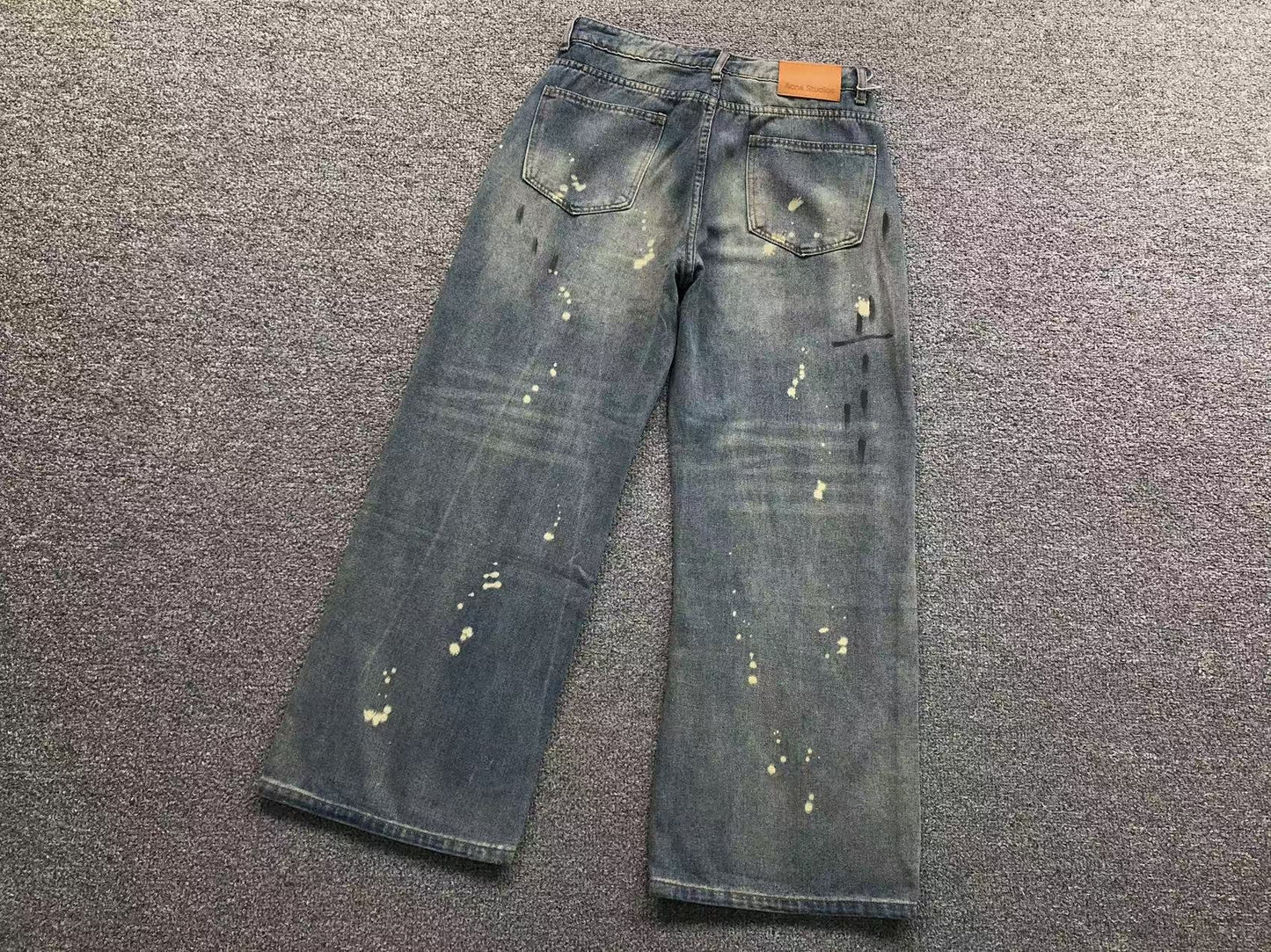 Calça Acne Studios Paintstorm Wide Jeans