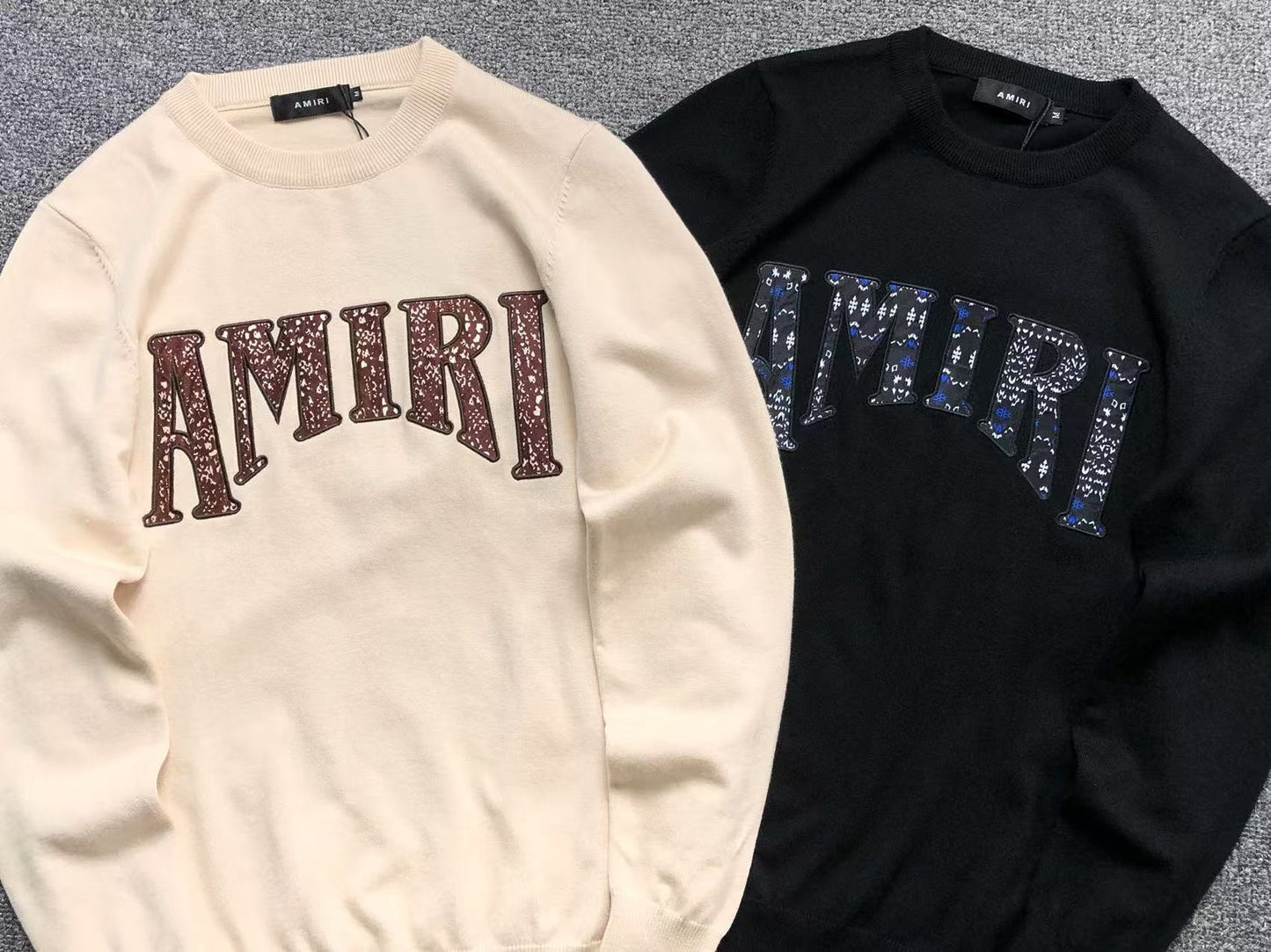 Suéter AMIRI Textured Logo