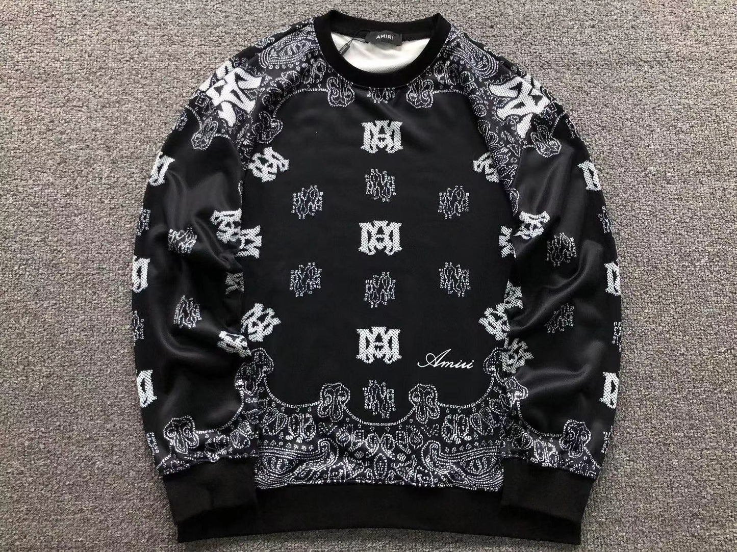 Moletom AMIRI Bandana Monogram Crewneck