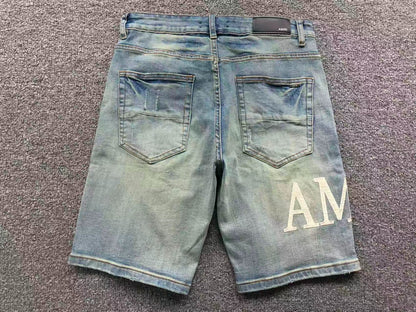 Bermuda Jeans AMIRI Ice Vintage Minimal Distressed