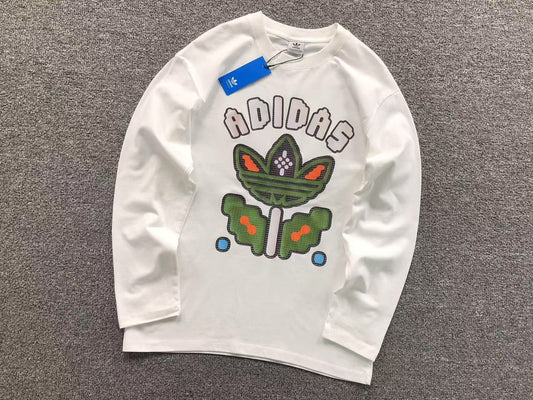 Camiseta Manga Longa Adidas Butterfly Trefoil