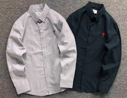 Camisa AMI Paris Mini Heart Classic