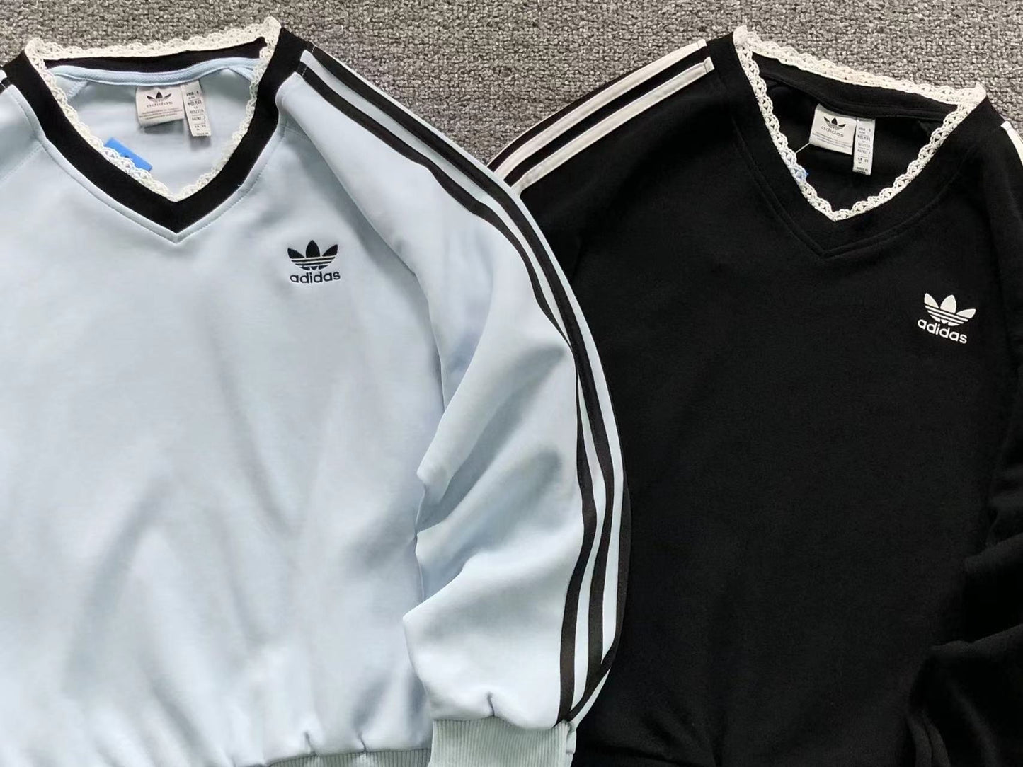 Moletom Adidas Lace V-Neck Crew