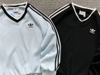 Moletom Adidas Lace V-Neck Crew