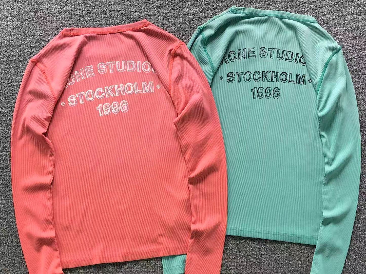 Camiseta Feminina Acne Studios Thermal Wave Longsleeve
