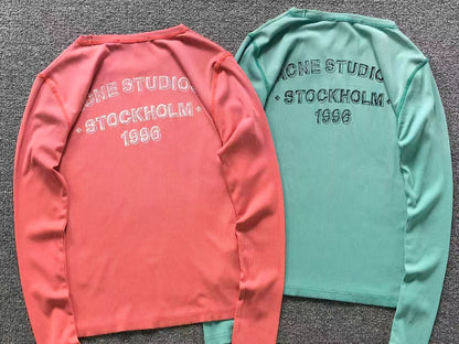 Camiseta Feminina Acne Studios Thermal Wave Longsleeve