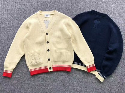 Suéter AMI Paris Cardigan Knit