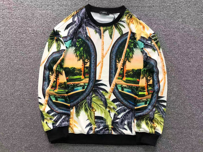 Moletom AMIRI Tropical Mirage Print Crewneck