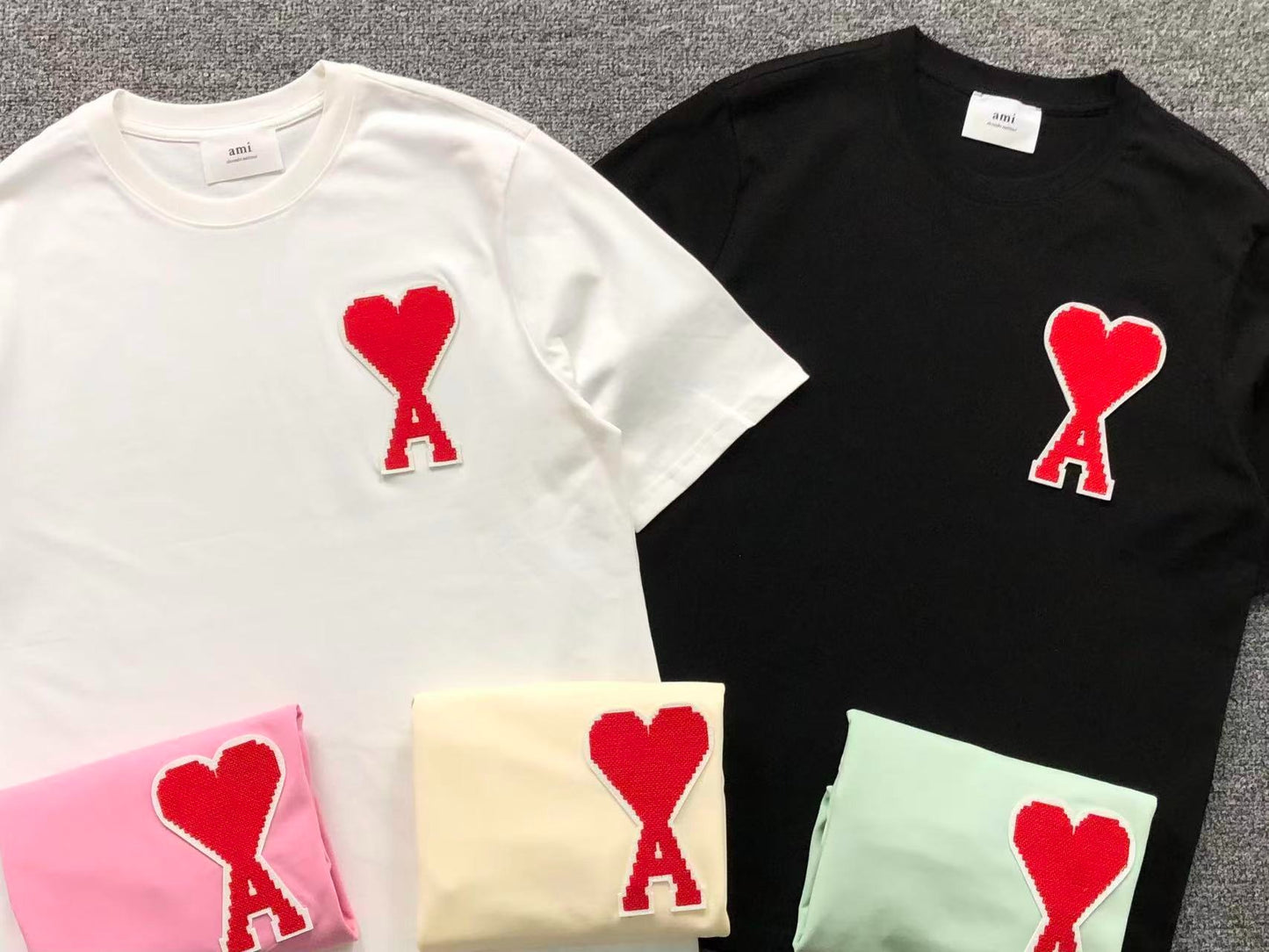 Camiseta AMI Paris Big Heart Logo Classic