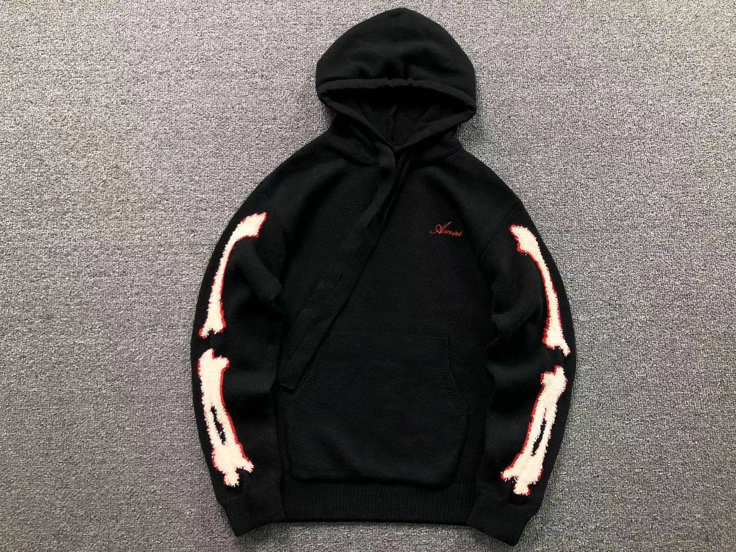 Suéter AMIRI Sleeve Flame Minimal Hoodie