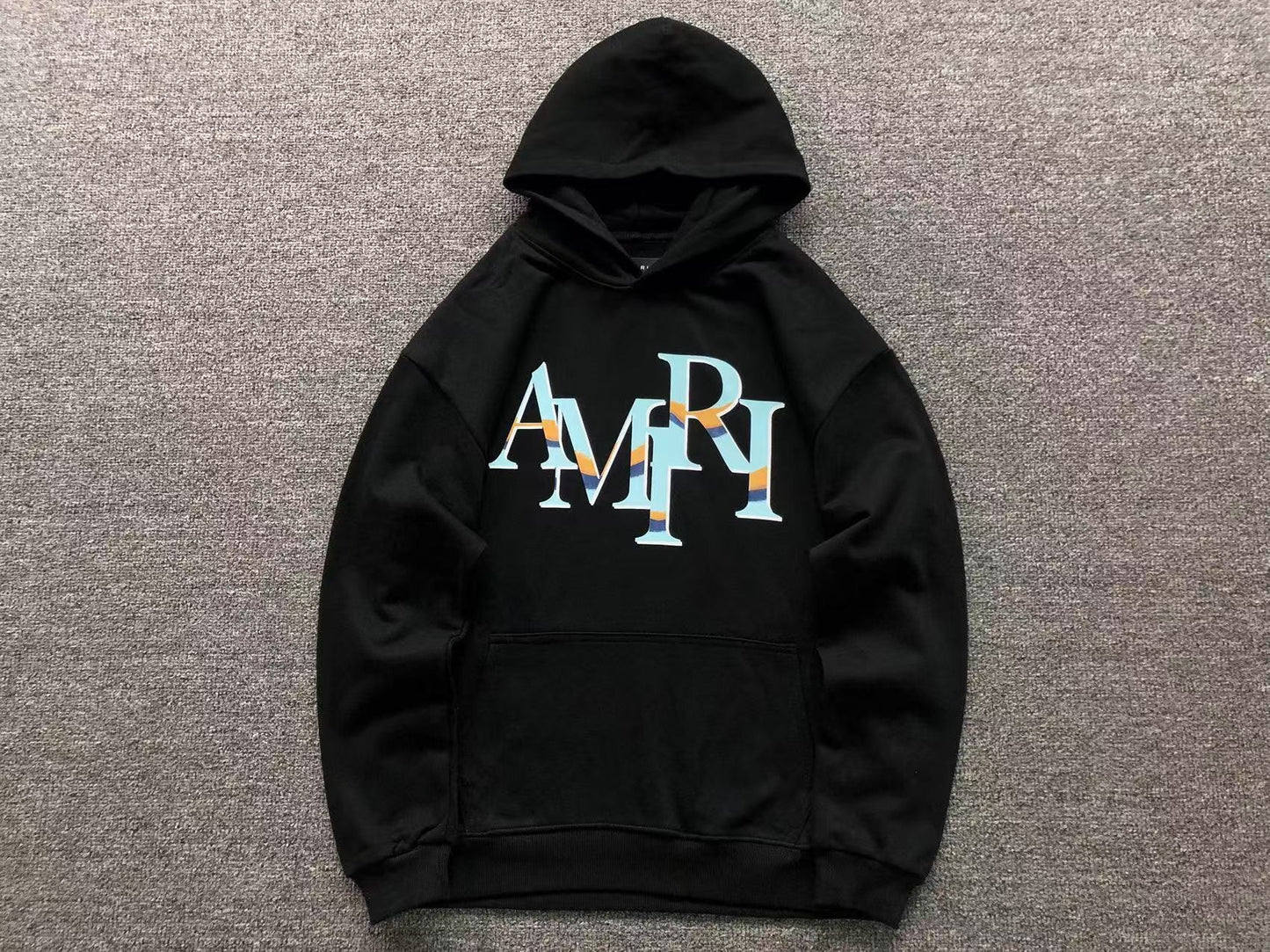 Moletom AMIRI Split Stripe Monogram Hoodie