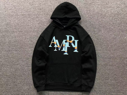 Moletom AMIRI Split Stripe Monogram Hoodie