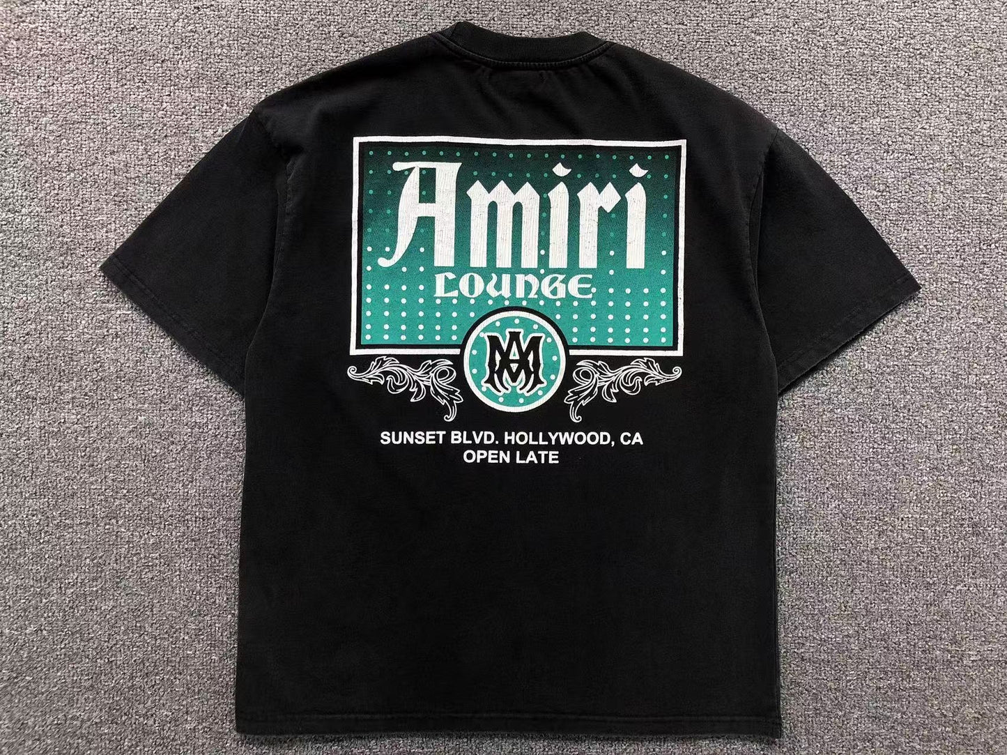 Camiseta AMIRI Sunset Blvd Logo