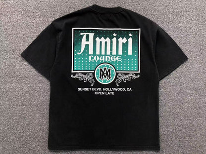 Camiseta AMIRI Sunset Blvd Logo