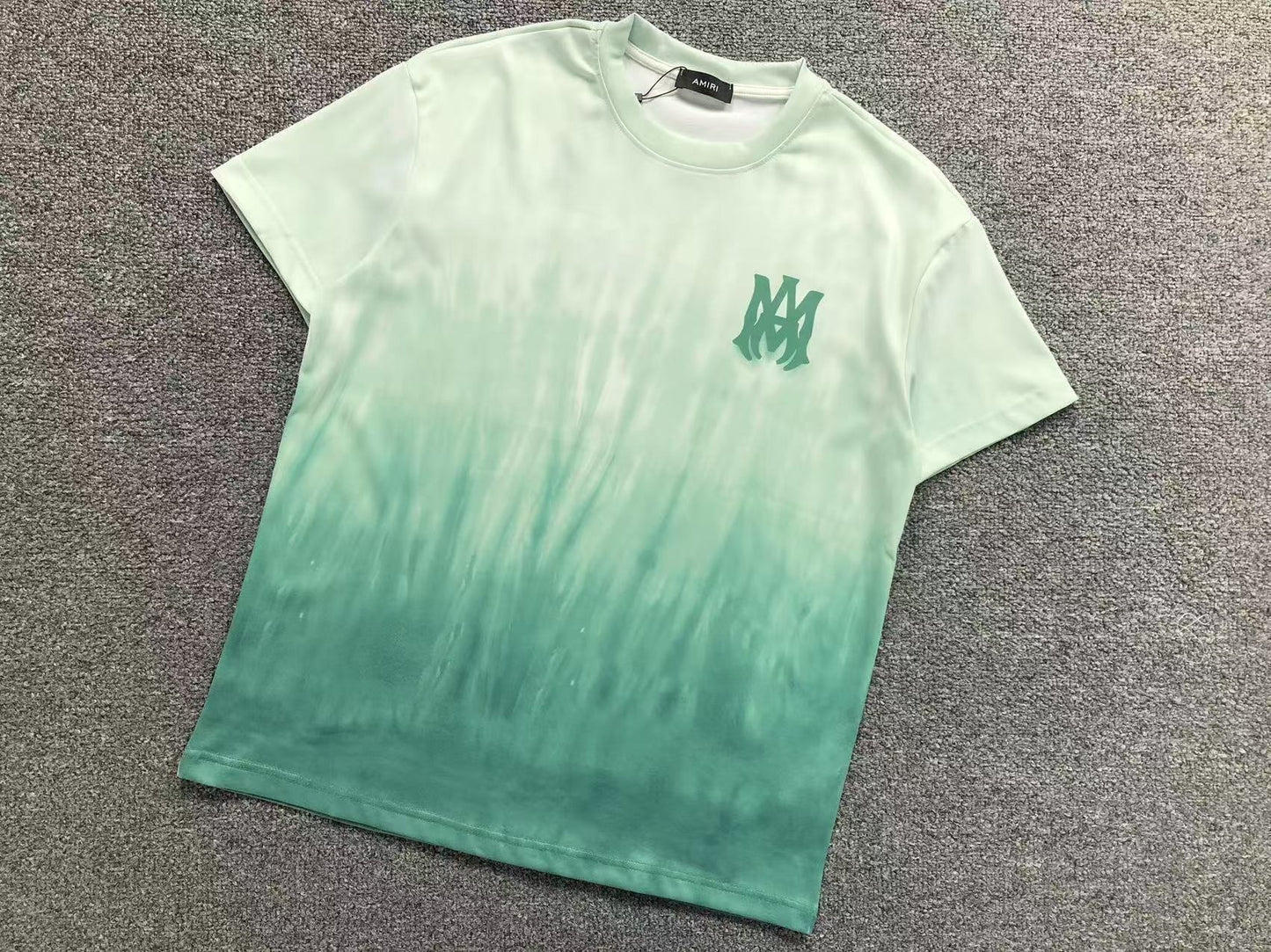 Camiseta AMIRI Emerald Fade Logo