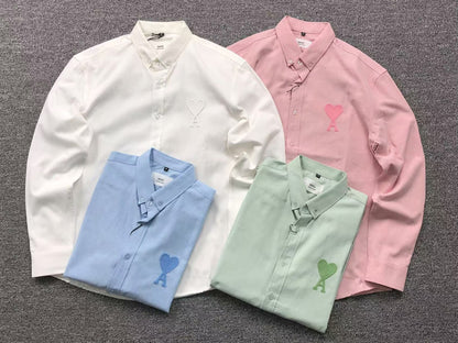 Camisa AMI Paris Soft Heart Colors