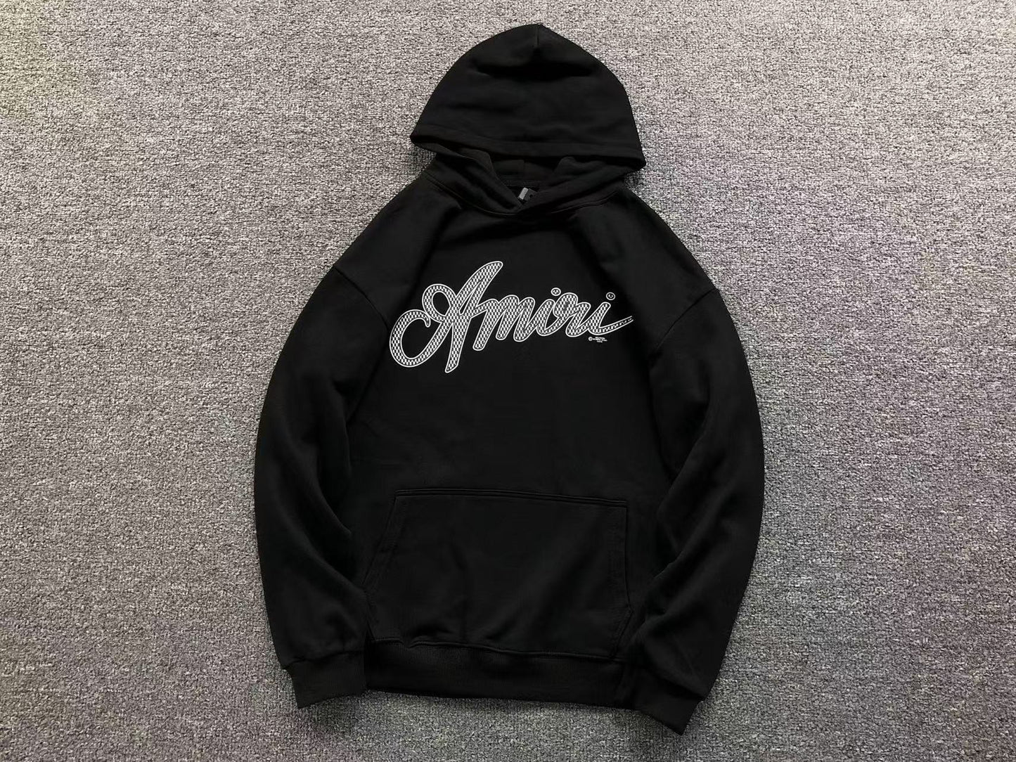 Moletom AMIRI Script Signature Hoodie