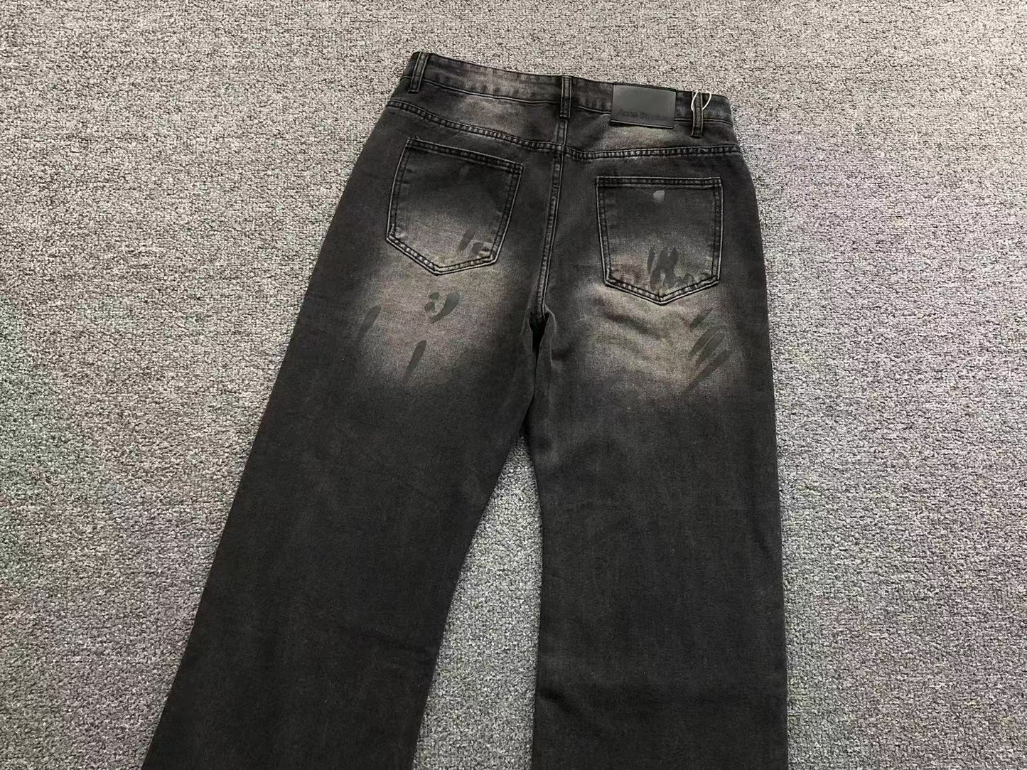 Calça Acne Studios Paintstorm Wide Jeans
