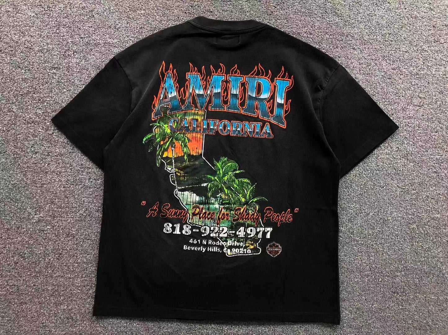Camiseta AMIRI California Flame Palm