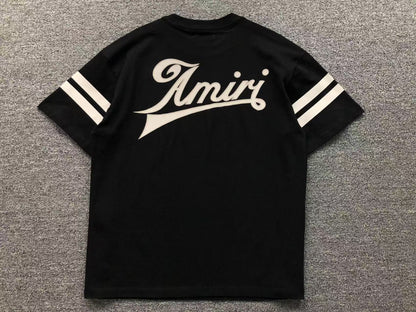 Camiseta AMIRI Script Logo Striped
