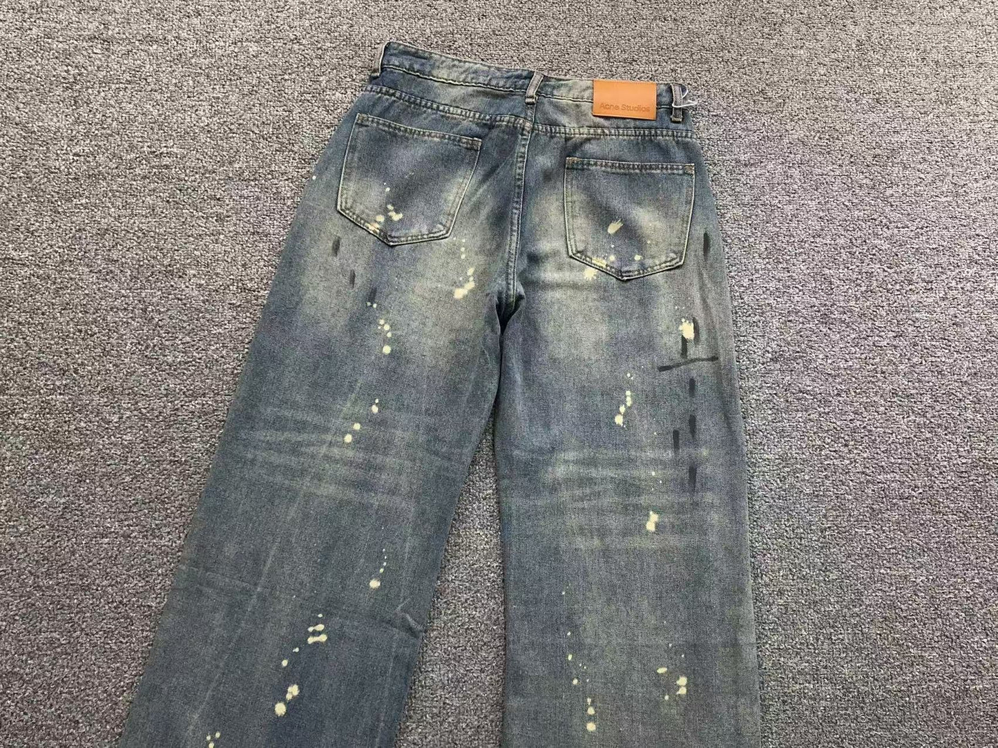 Calça Acne Studios Paintstorm Wide Jeans