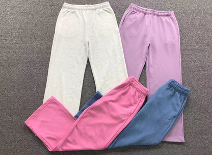 Calça elástica ALO moletom reta feminina