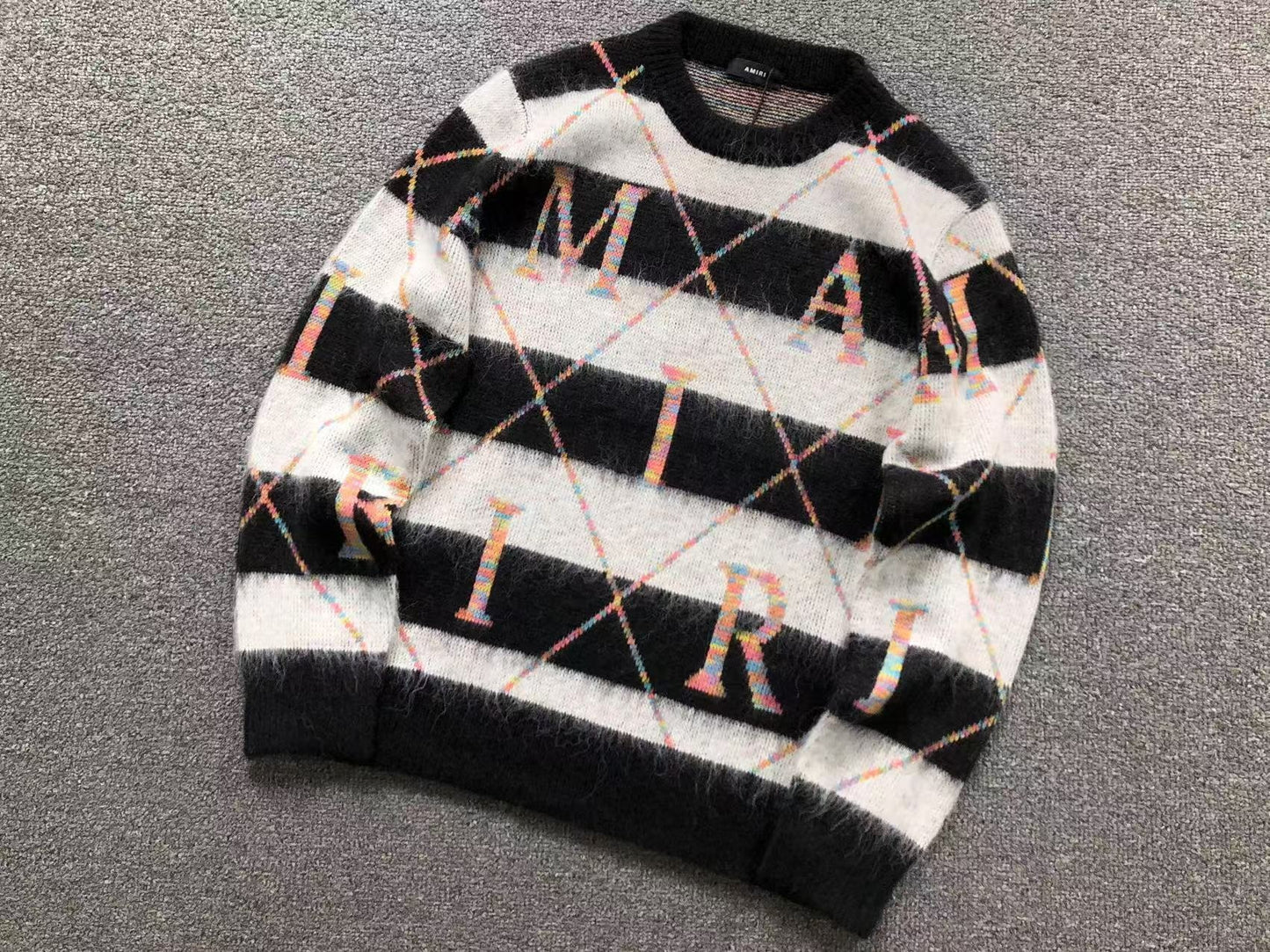 Suéter AMIRI Prism Stripe