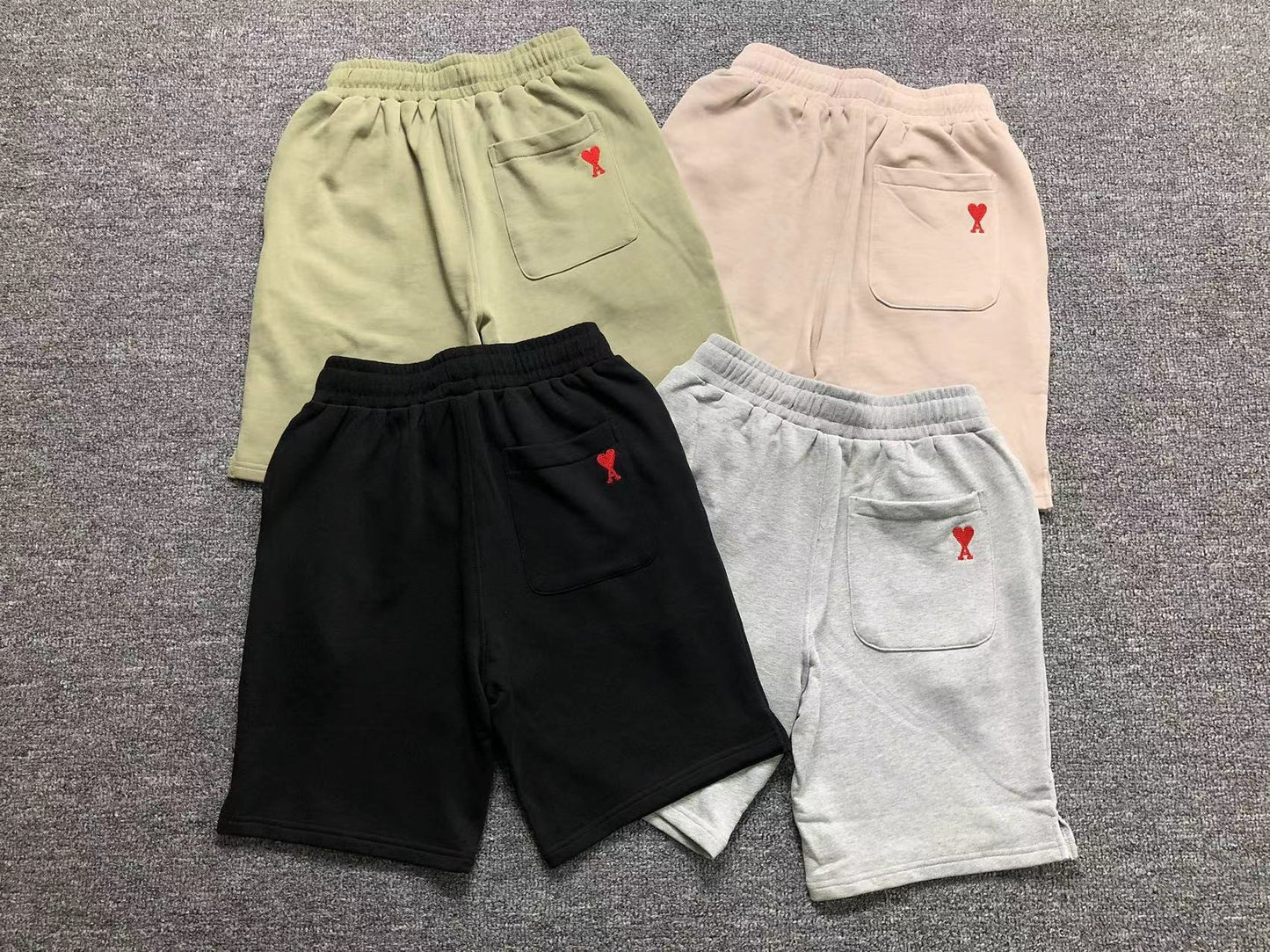 Short AMI Paris Pocket Heart Logo