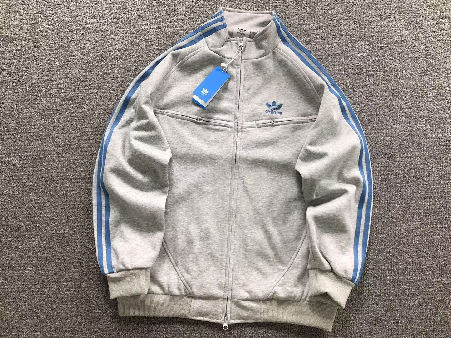 Jaqueta Adidas Heather Blue Archive