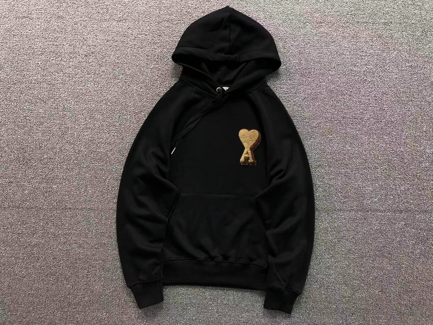 Moletom AMI Paris Ami de Cœur Hoodie Gold