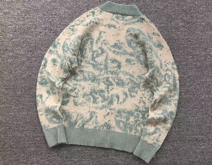 Suéter AMI Paris Cardigan Pattern