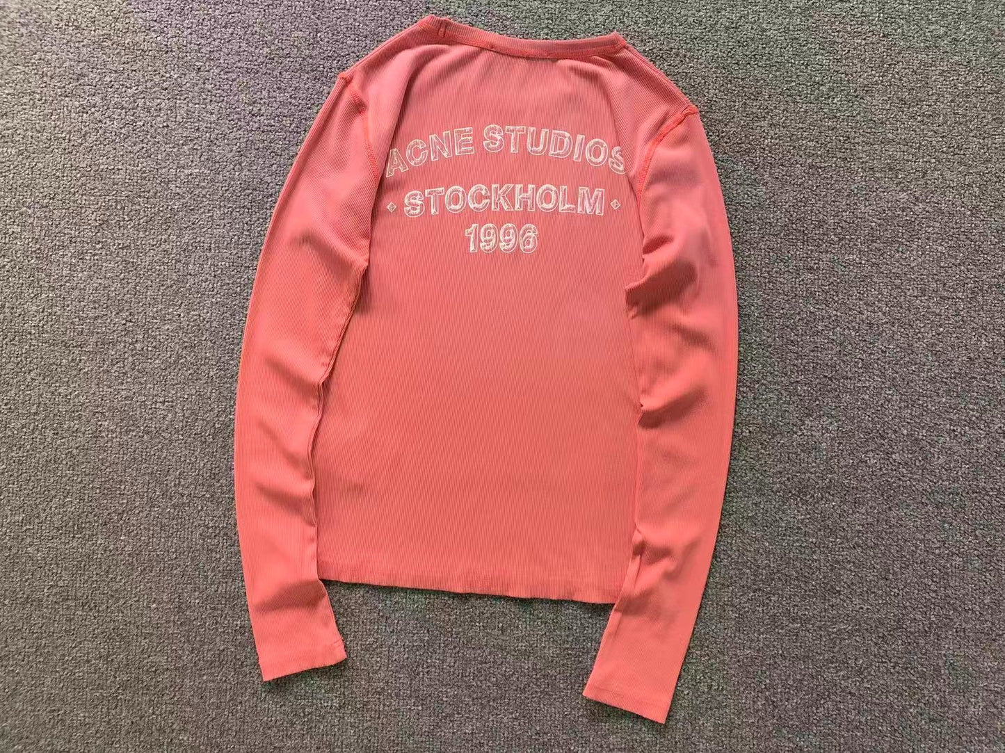 Camiseta Feminina Acne Studios Thermal Wave Longsleeve